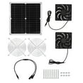 Solar Panel Fan Kit 20W High Conversion Rate Light Portable Solar Panel
