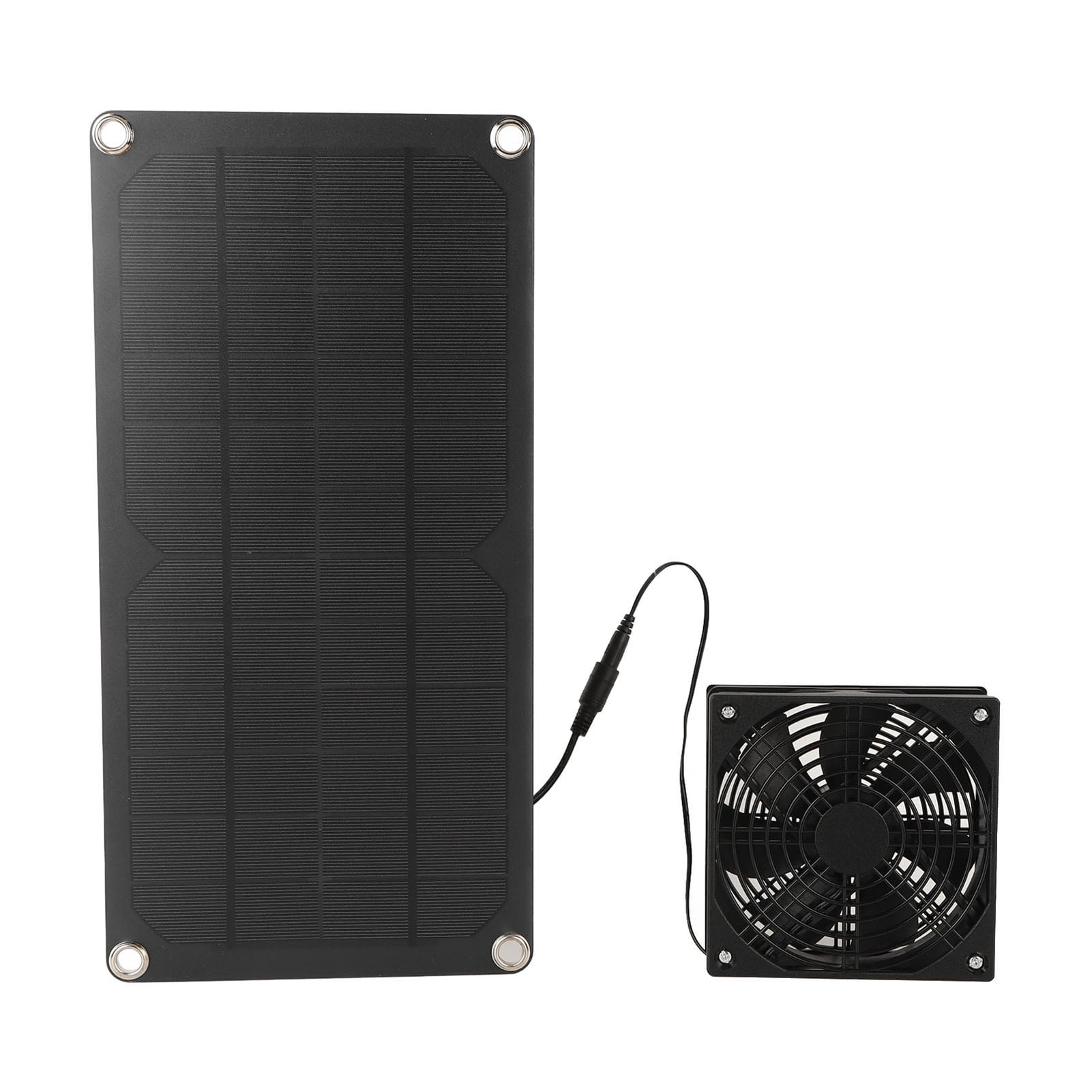 Solar Panel Fan Kit 20W Powered Mini Portable for Greenhouse Chicken