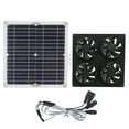 Solar Panel Fan Kit Monocrystalline Silicon Solar Panel Weatherproof 4