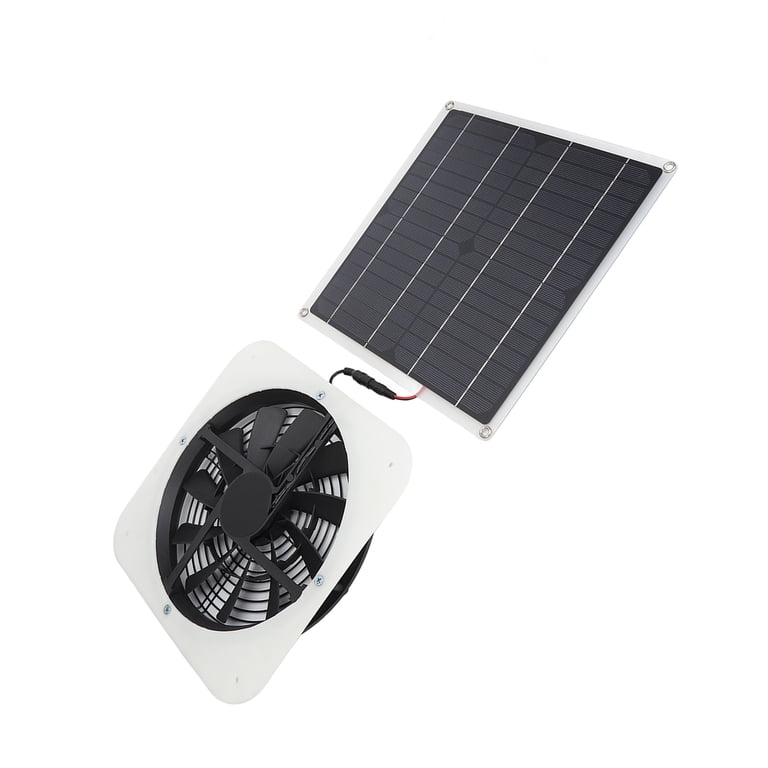 Greenhouse Ventilation Fan 10 Inch Solar Panel Exhaust Fan - 100W ...