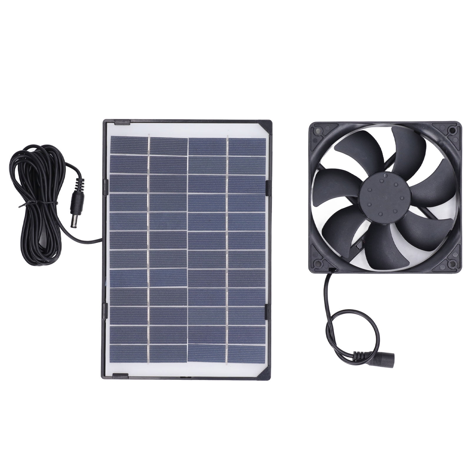 Solar Panel Fan Mini Portable Polysilicon Pet Exhaust Fan with Solar ...