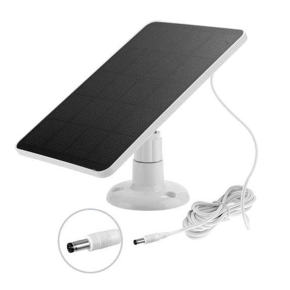 Solar Panel For Blink Camera 4W 5V Outdoor Solar Charger With 9.84Ft Cable Doorbell Solar Charging Panels Replace Accessories