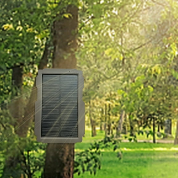 Solar Panel For Hunting Camera, 3000mAh Solar Charging Battery Panel With Rotating Mounting Bracket, For HC-300/HC-5550/HC-700/HC-801/HC-900 Cameras