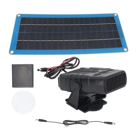 Solar Panel Heater, 20w Solarboard, Size for Warming Chicken Coops and Pet Houses Accessories, Ideal for Drying Heating Pet House Warm Wind Gear (Batteries Not Included)