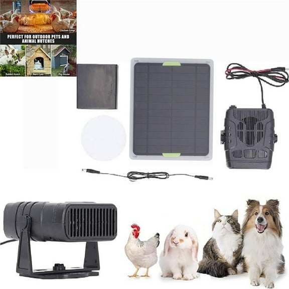 Solar Panel Heater with Battery Compartment, Portable Outdoor Camping Gear for Phone Charging & Warmth, 1 Set Includes Panel, Heater, Cable