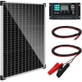 Solar Panel Kit 50W with 10A Charge Controller Monocrystalline ...