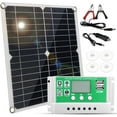 Solar Panel Kit Monocrystalline Solar Panel Charge Controller + Battery