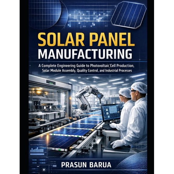 Solar Panel Manufacturing: A Complete Engineering Guide to Photovoltaic Cell Production, Solar Module Assembly, Quality , (Paperback)