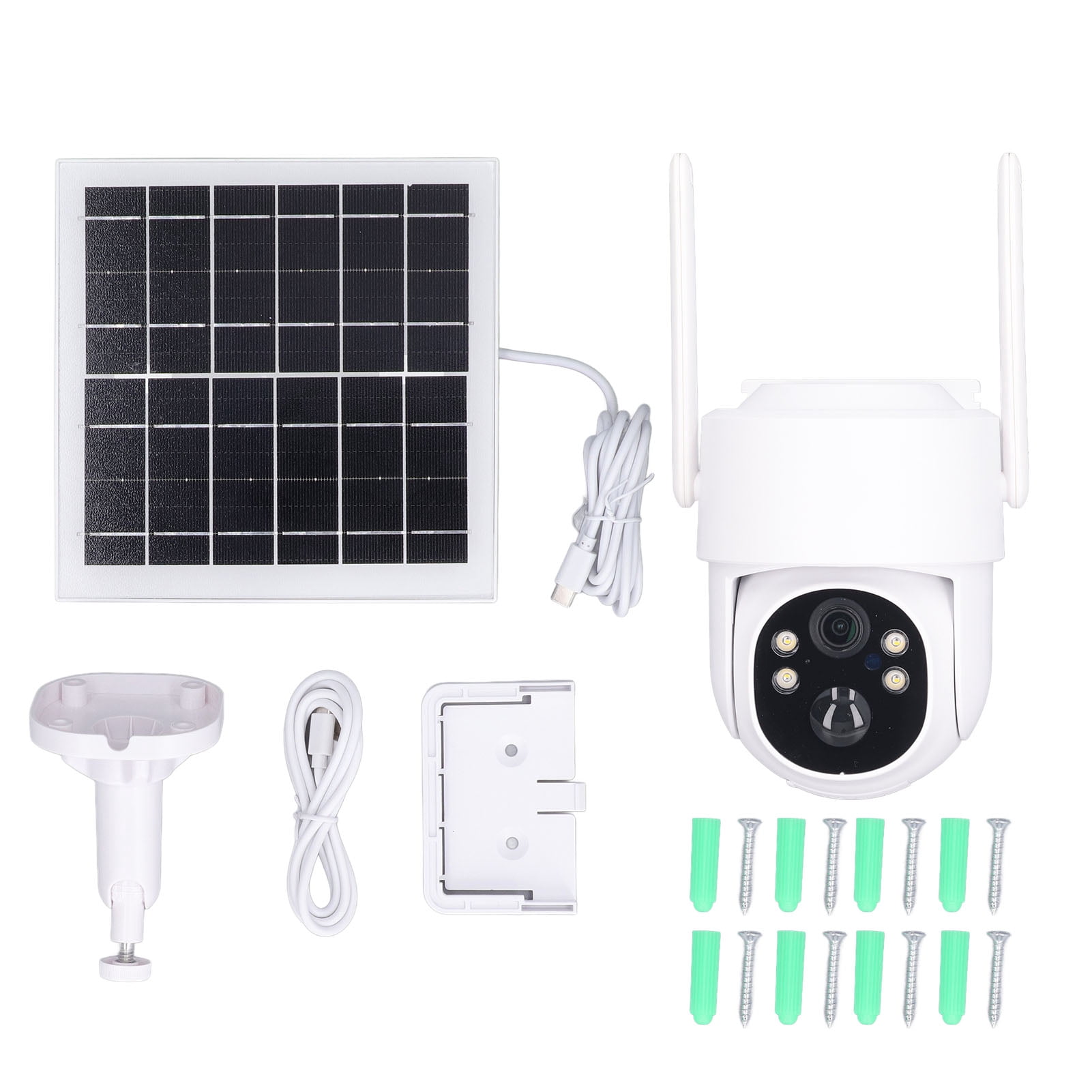 Solar Panel Monitor WiFi Monitoring Camera IP66 Waterproof HD Night