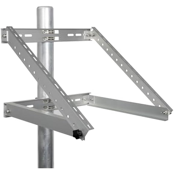Solar Panel Mounting Bracket Pole Mounts Kit Up to 30W (Pole not Included)$$Garden &