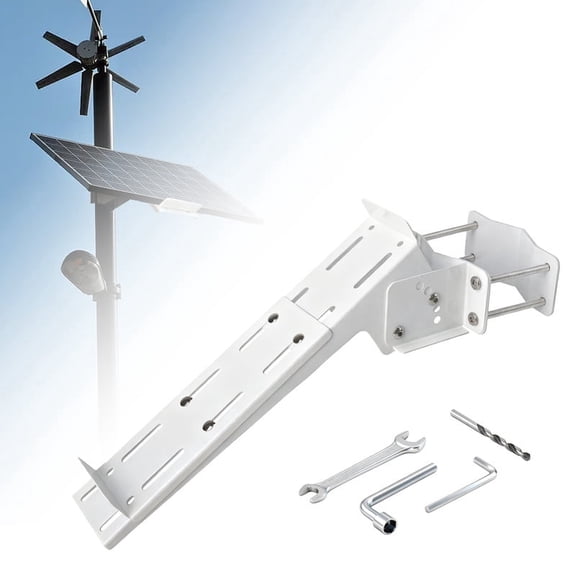 Solar Panel Pole Mount, Solar Panel Mounting Brackets, Solar Panel Mount, with Adjustable Angle and Size, Fit for Installing 0-50w Solar Panels
