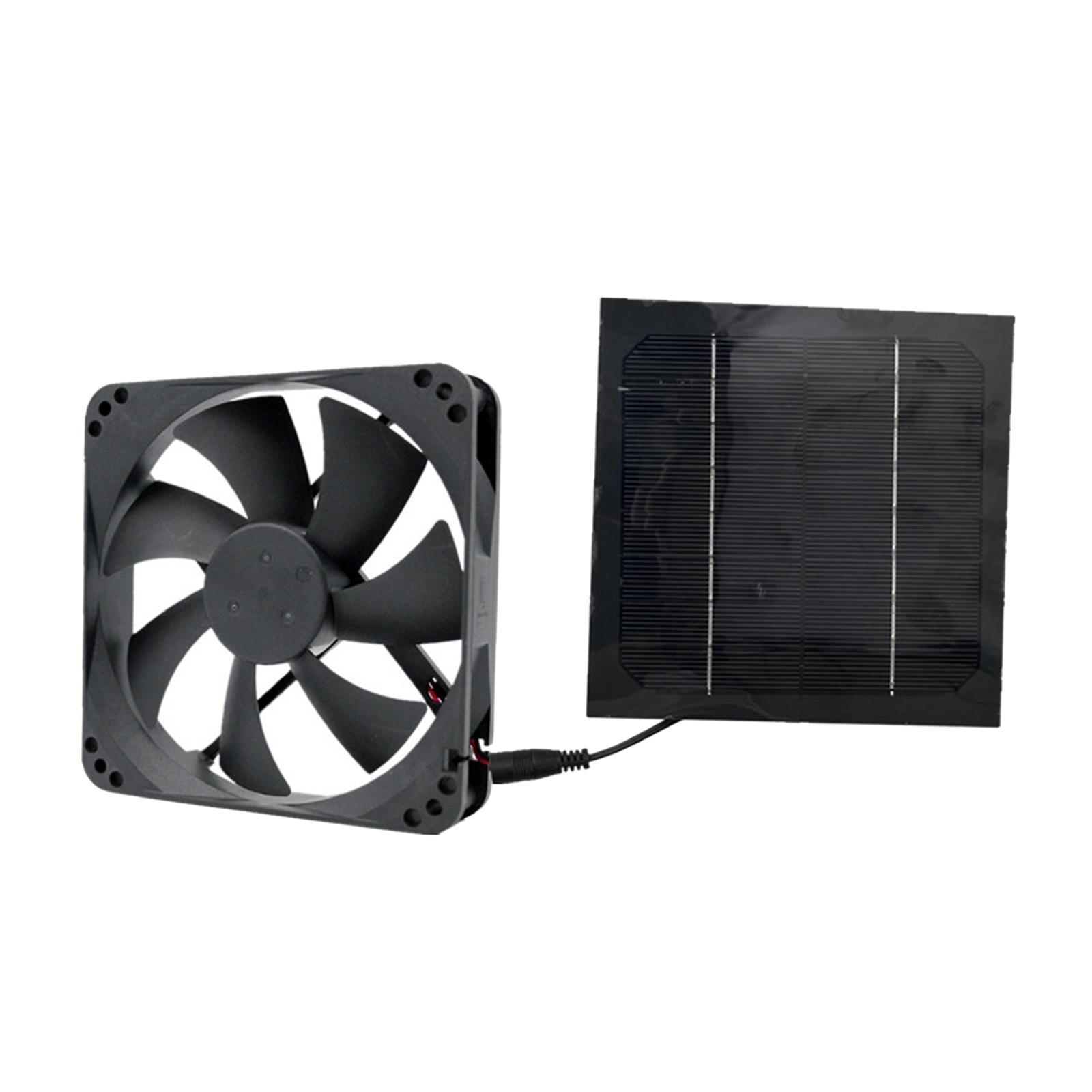 Solar Panel, Solar Panel Ventilator Ventilation Equipment Easy to Install Solar Panel Cooling Fan for Kennels Houses for Chicken Houses