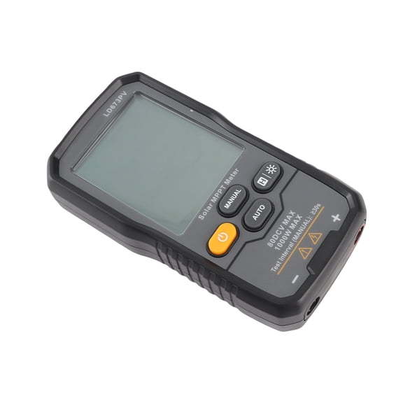 Solar Panel Tester Panel Solar Panel Power Meter Tester, 1000W PV Multimeter with LCD Display, MPPT Tester for Solar Panels  Measures Pmax, Voc, Isc, 12-80V Voltage, 35A Current, Includes Test