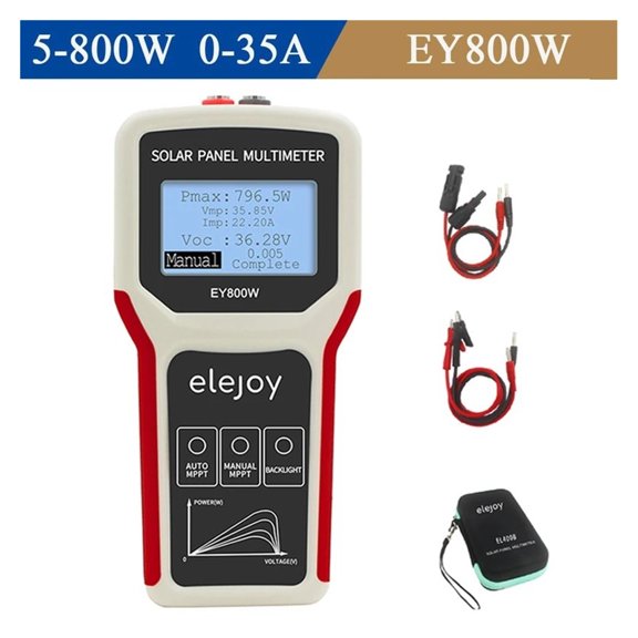 Solar Panel Tester Photoic Panel Multimeter MPPT Detection Tool Voltmeter