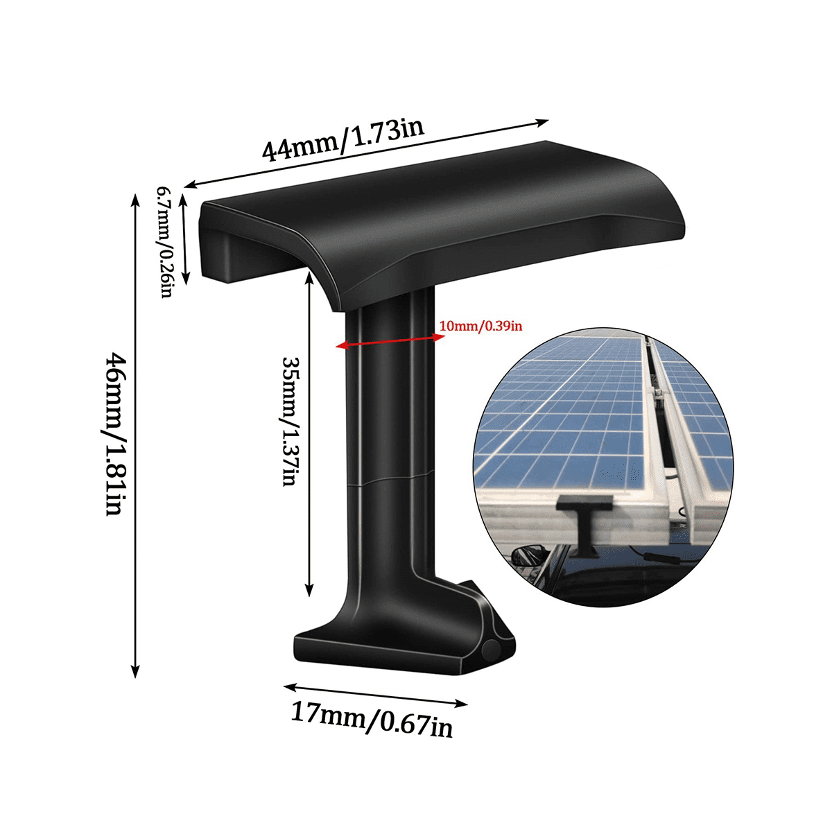 Solar Panel Water Drain Clips Sludge Removal Clip Pack Of 20 Module