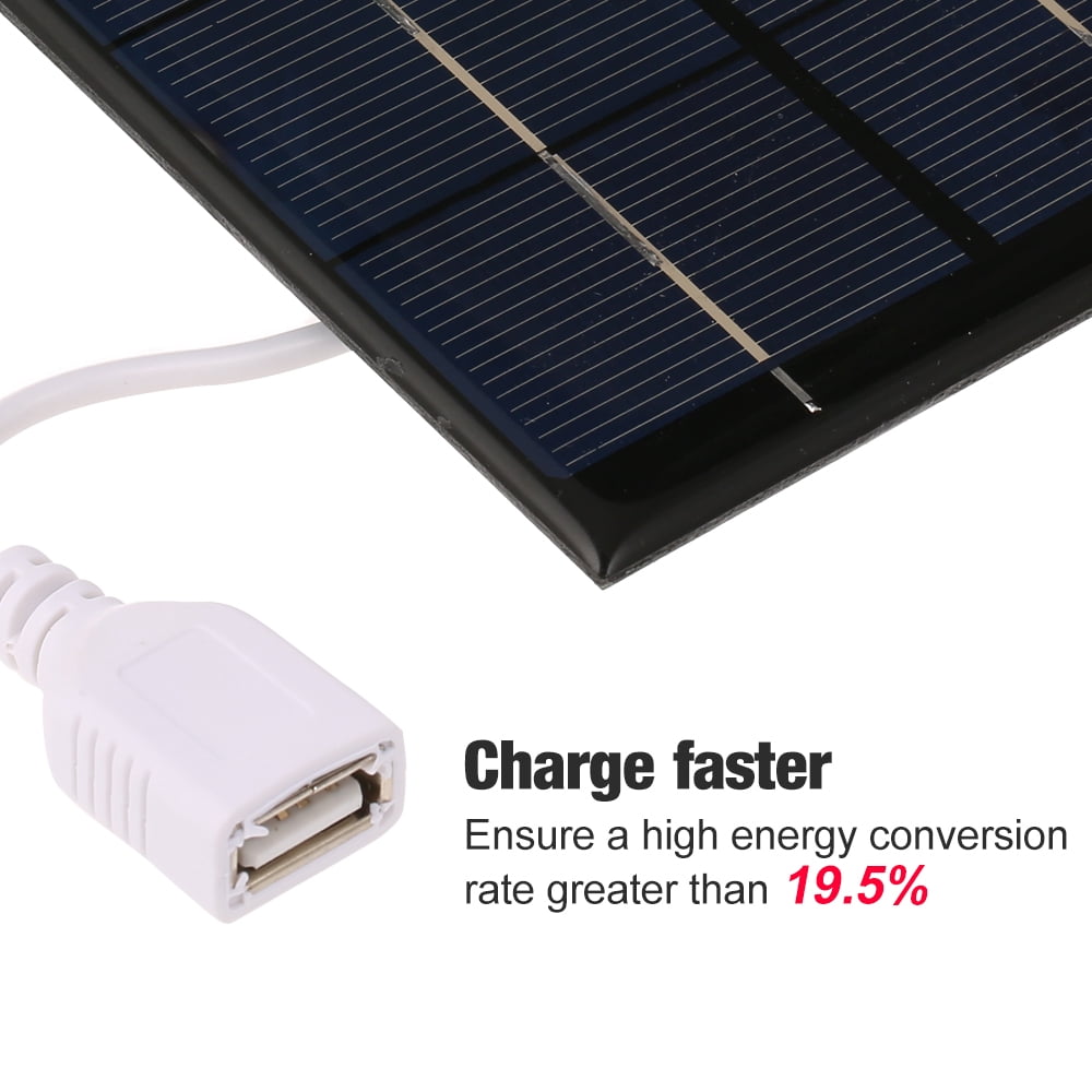 ,Solar Panel With Usb Port Panel Bank Portable Solar Silicon Port 2w/5v Solar Qahm 2.5w/5v With U-sb Port Qudai Rookin Solar R With