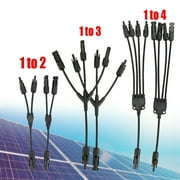Solar Panel Y Branch Cable Connection Waterproof Adapter Connector Extension ( 1 to 2 )