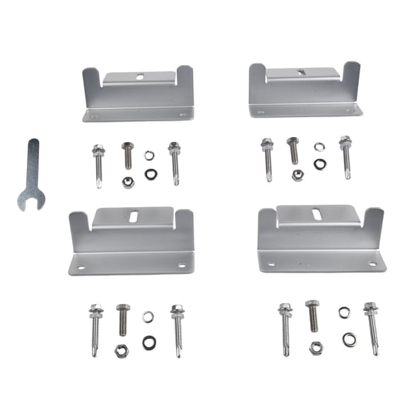 Solar Panel Z-Bracket Kit: Lightweight Aluminum Mounting for RVs & Boats!
