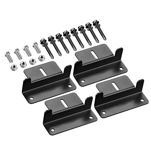 Solar Panel Z Brackets Aluminum Solar Panel Mounting for Campers & Home Roofs