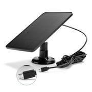 Solar Panel for Blink Camera 4W 5V Outdoor Solar Charger with 9.84ft Cable Doorbell Solar Charging Panels Replace Accessories-Garden Decor