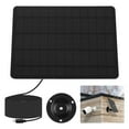 Solar Panel for Security Camera Wall Mount Outdoor 20W Solar Cell Charger Monocrystalline Solar