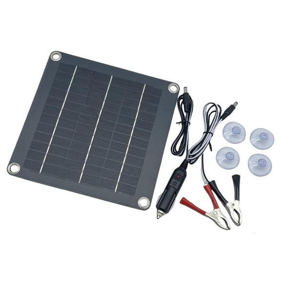 Solar Panel with Wire 10W 12V Dripping Glues Plate Solar Panel Polycrystalline Silicon Board Solar Systems Module