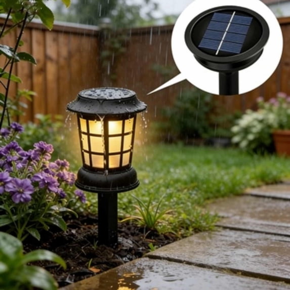 Solar Pathway Light Replacement Top LED Solar Light Cap With 300mAh ...
