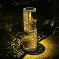 thumbnail image 1 of Cedar Hill Solar Pathway Lights 30lm Rechargeable LED Portable Double-Layer Planter Light Shelf With USB Charging Modes for Yard Path Landscape Lawn Walkway Driveway, 1 of 11