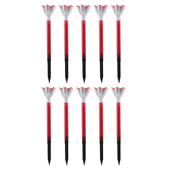 Solar Pathway Lights Outdoor, 10 Pack Solar Garden Lights Auto On/Off, Decorative Led Landscape Lighting for Walkway Yard Patio