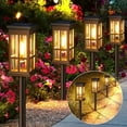 thumbnail image 1 of Solar Pathway Lights Outdoor, 6 Pack Modern Solar Garden Lights Outdoor Waterproof, Bright Solar Outdoor Landscape Path Lights, Auto On/Off Outdoor Solar Lights for Yard Driveway Lawn Walkway, 1 of 9