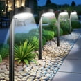 thumbnail image 1 of Solar Pathway Lights Outdoor, Bright LED Solar Lights Outdoor Waterproof, Up to 12 Hrs Modern Path Lighting for Yard Garden Walkway Driveway Lawn Decor, 1 of 12