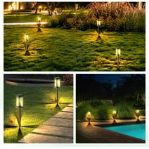 Solar Pathway Lights for Outside Solar Garden Lights Outdoor Lighting for Yard Patio Walkway Driveway,8Pack,6Pack,4Pack