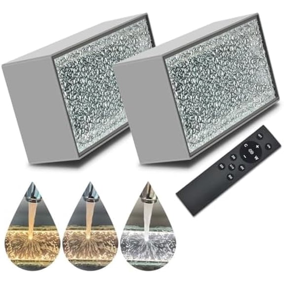 Solar Paver Lights, 8" x 4" Brick Driveway Lights, Landscape Path Lights for Walkway, Patio & Deck Lighting, IP67 Waterproof, 3 Colors, 2 Pack$$Tools & Hardware Other