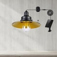 thumbnail image 1 of Solar Pendant Light Indoor Outdoor, Waterproof Metal Powered Hanging Chandelier with Pull Cord, 1 of 4