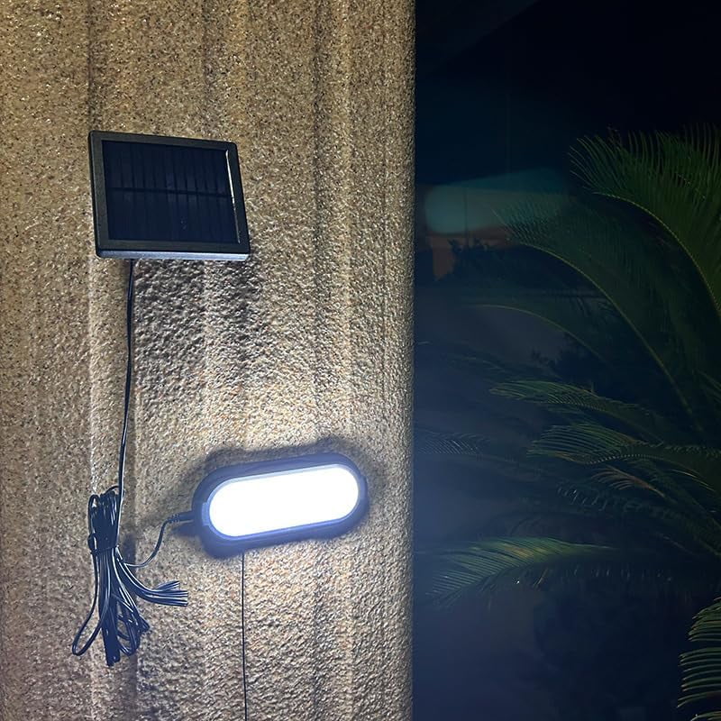 Solar Pendant Light (Solar Powered Outdoor LED): Waterproof, wall ...