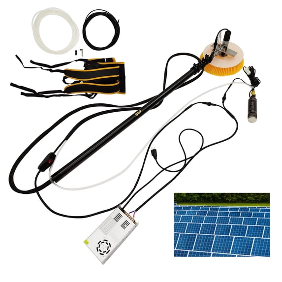 Solar Photovoltaic Panel Cleaning Machine Electric Single Head 6M 110V