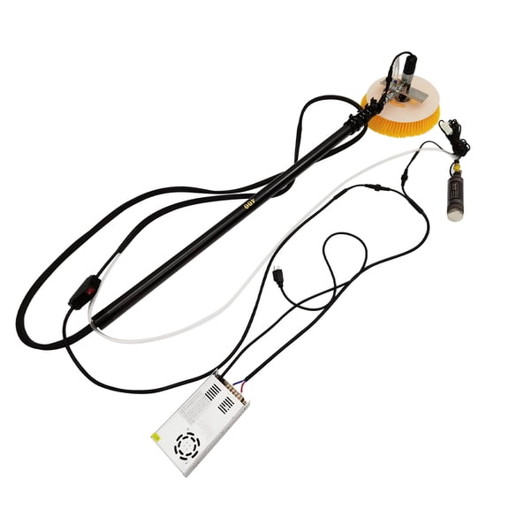 Solar Photovoltaic Panel Cleaning Machine Solar Panel Cleaning Kit Telescopic Water Fed Pole Brush