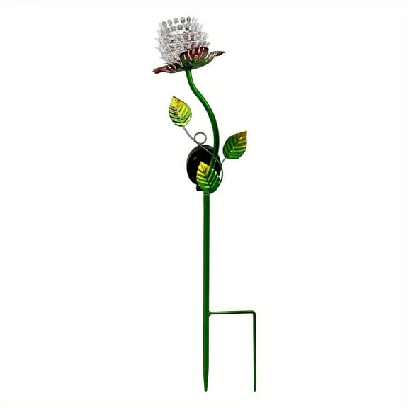 Solar Pineapple Outdoor Light 1 Pack Wrought Iron Garden Path Light