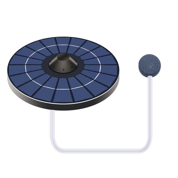 Solar Pond Aerator Oxygen Pump With Air Hose Floating Waterproof Solar Powered Aerator For Fish Tank Birdbath Small Pond