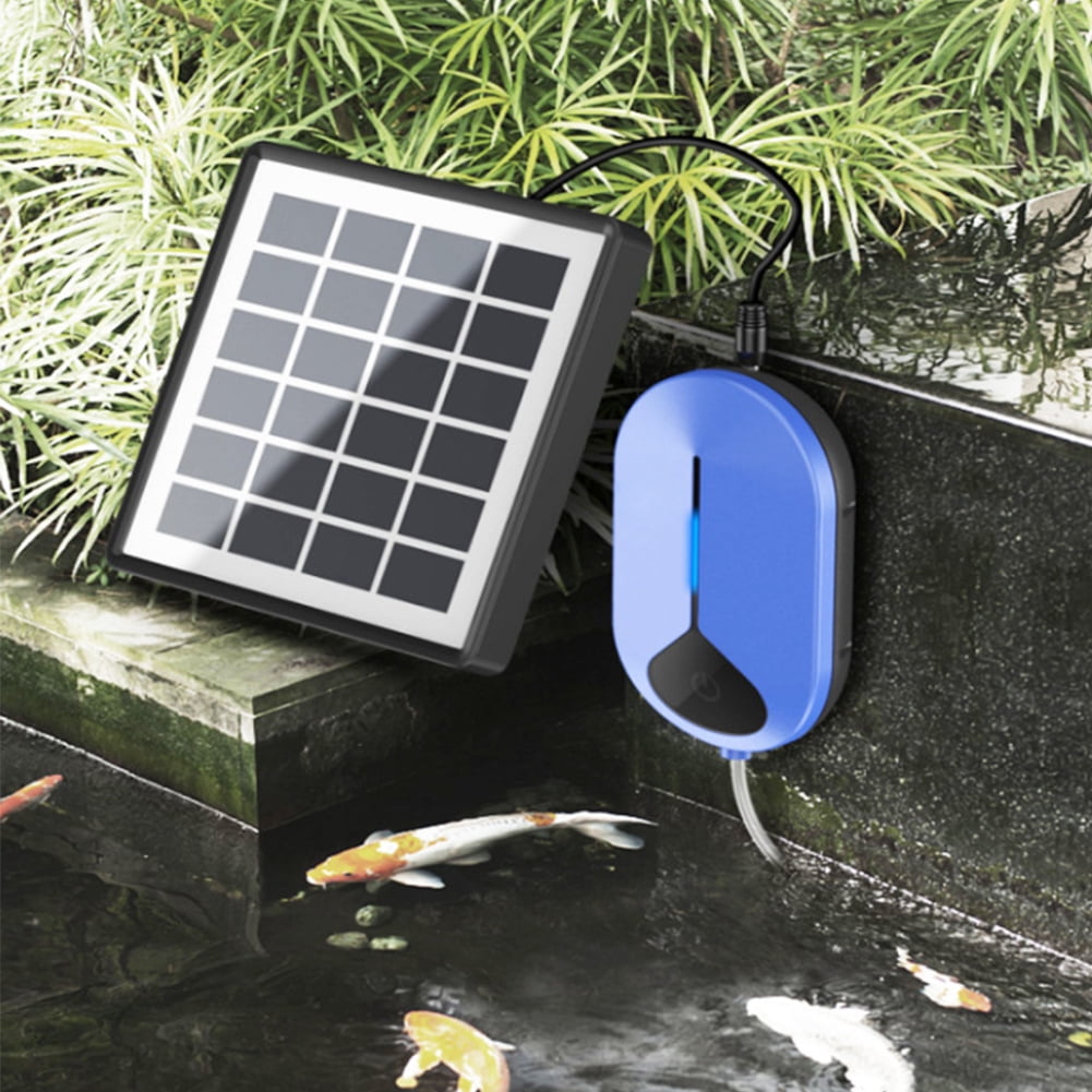 Solar Pond Aerator Solar Powered & USB Powered Pool Fish Tank