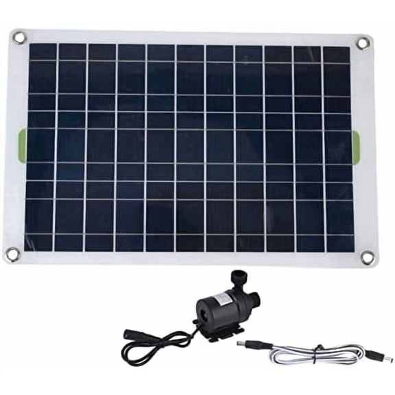 Solar Pond Pump Kit, 50W Solar Panel with 19W 800L/Hour 12V Water Pump, Silicone Plastic, for Garden Fountain Hydroponics$$Garden & Patio