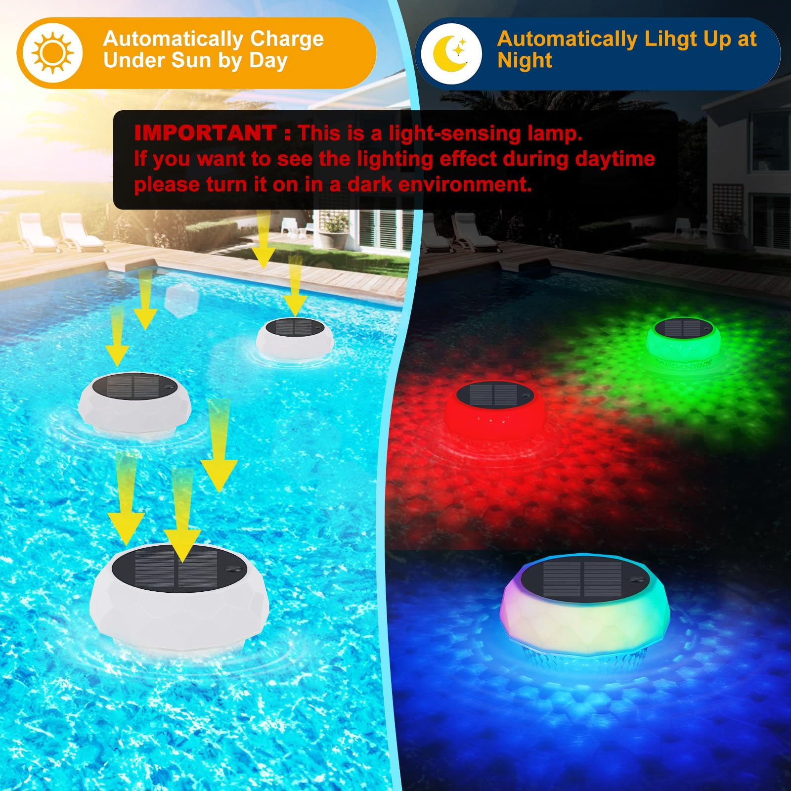 Solar Pool Chlorinator with Automatic Light Dispenser 3