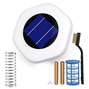 IVY&LANE Solar Pool Cleaner, Floating Water Cleaner and Purifier, Copper for Pool 35,000 Gallons, Large Solar Panel & 2 Sets of Fittings, Floating Water Cleaner for Above Ground Pool & Inground Pool