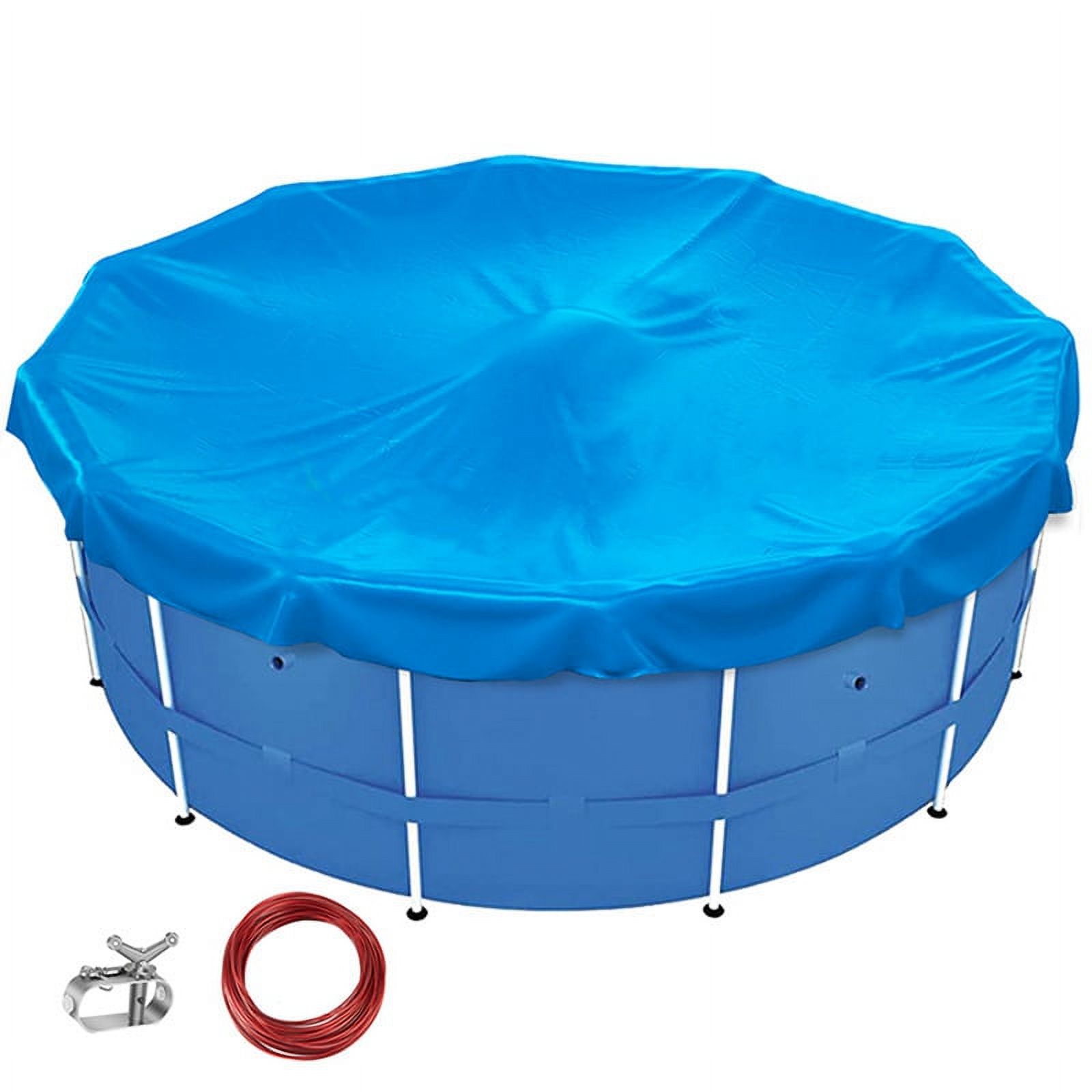 Solar Pool Cover for Above Ground Swimming Pools, 12 Feet Round Pool