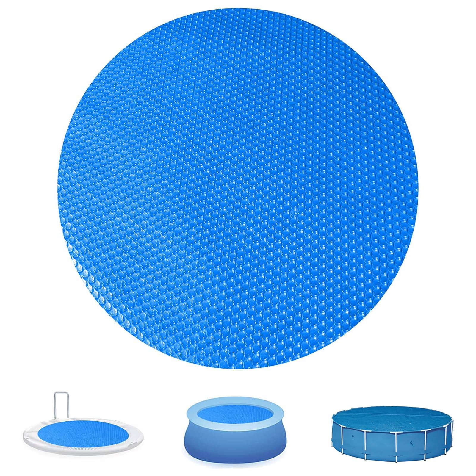 Solar Pool Covers Blankets, Round Solar Pool Cover for Above Ground and
