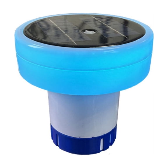 Solar Pool Ionizer Automatic Pool Chlorine Floater for Swimming Pools and Ponds, Chemical Feeder with Adjustable Output A