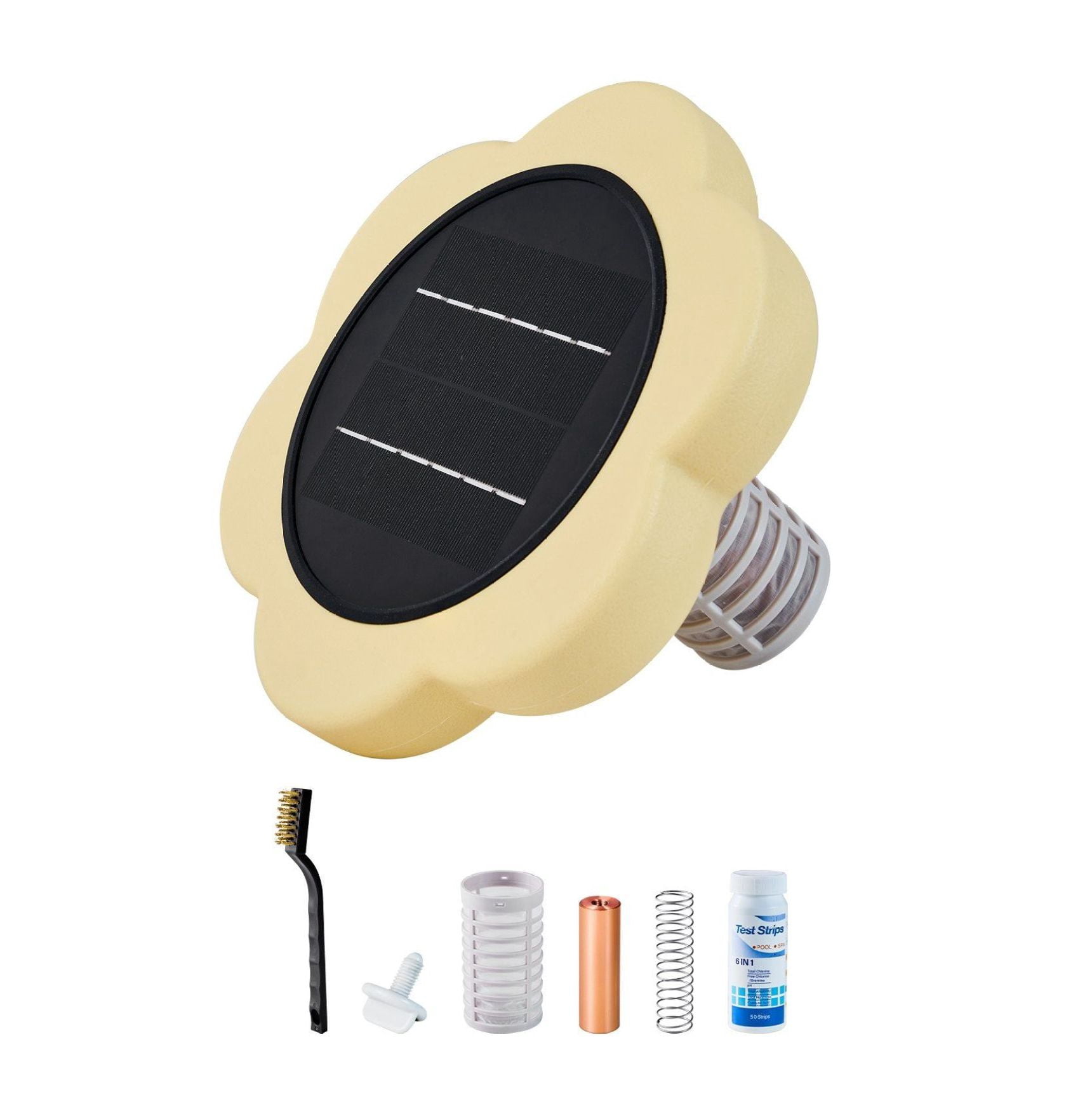 Solar Pool Ionizer for up to 45000 Gal, Copper Pool Purifier