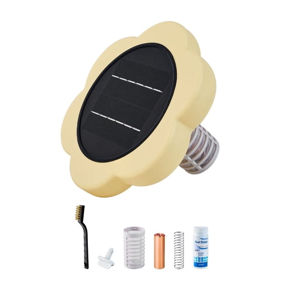 Solar Pool Ionizer for up to 45000 Gal, Copper Pool Purifier