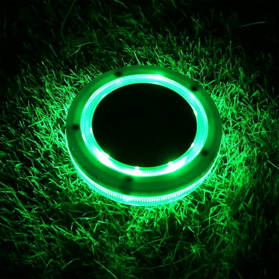 Solar Pool Light Floating Waterproof IP68 LED Decorative Lamp 11.6x2.5cm 1800mAh Garden Patio Lawn Pond Beach Night Induction Color Changing White Blue Green