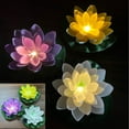 thumbnail image 1 of Solar Pool Lights, Floating Hollandia Flower LED Light for Pool and Pond, Solar Powered Waterproof Outdoor Decor, 1 Pack Energy-Saving Garden Lighting, 1 of 9